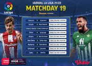 Jadwal Live Streaming La Liga Spanyol 2021/22 Jornada 19 di Vidio