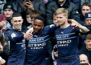 Menang Atas Burnley, Manchester City Kembali ke Puncak Klasemen