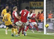 Hasil Liga Inggris: Kalahkan Wolves 2-0, Arsenal Semakin Nyaman Dipuncak Klasemen