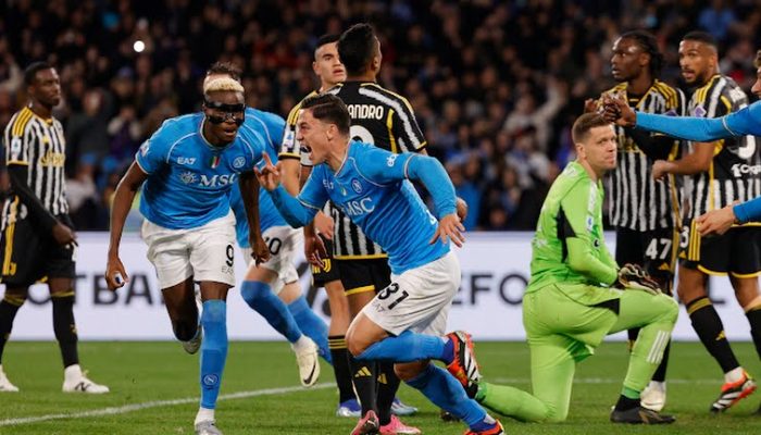 Napoli Sukses Taklukkan Juventus dengan Skor 2-1.